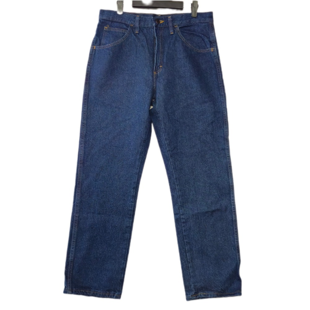 Rustler Mens Jeans 33x30 Blue Regular Fit Straight Leg Heavyweight Denim NWT
